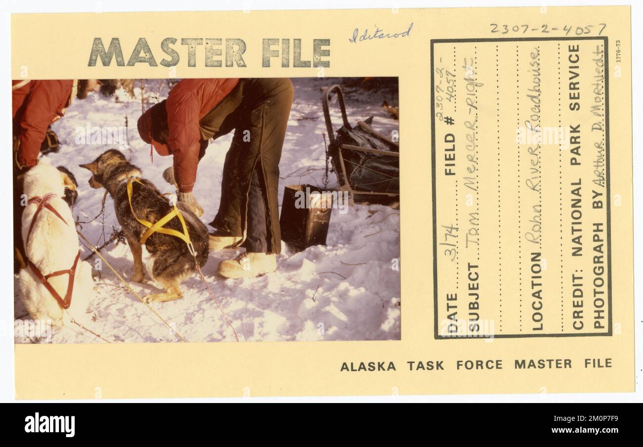 Tom Mercer – richtig. Alaska Task Force Fotos Stockfoto