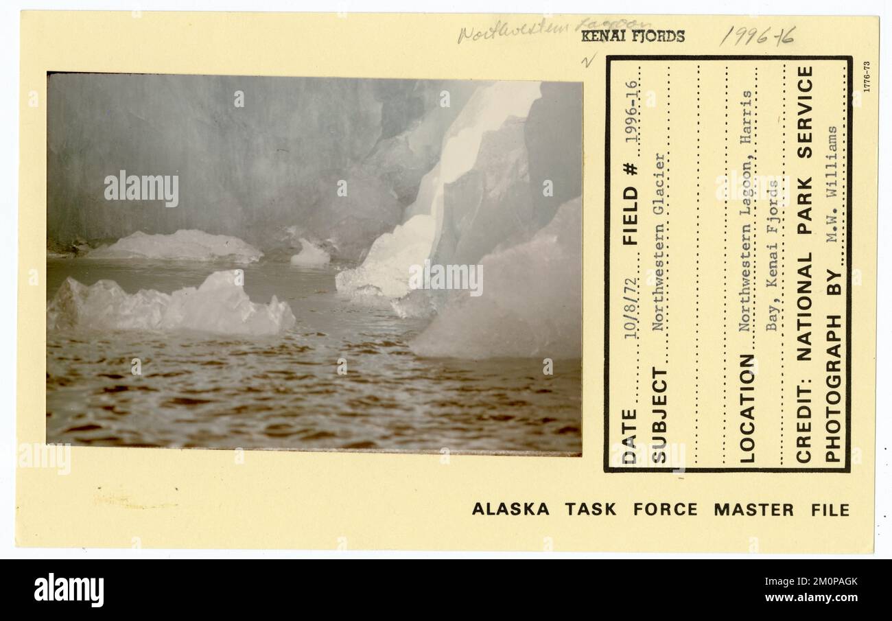 Nordwestlicher Gletscher. Alaska Task Force Fotos Stockfoto