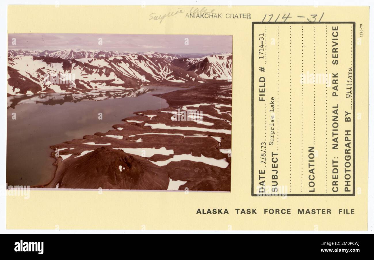 Surprise Lake. Alaska Task Force Fotos Stockfoto