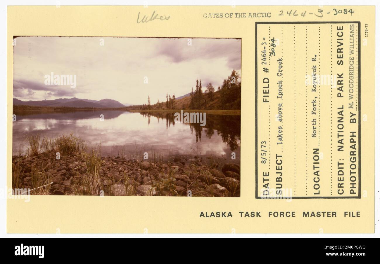 Mitte des Kulik-Sees. Alaska Task Force Fotos Stockfoto