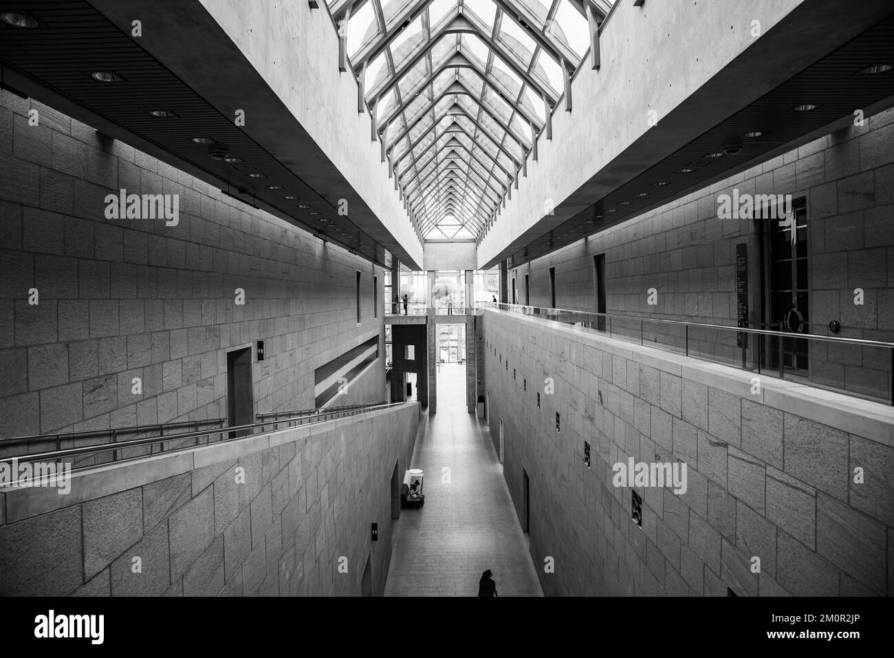 Ottawa, Kanada - Aug. 24 2022: Innenaufbau und Dekoration der National Gallery of Canada Stockfoto