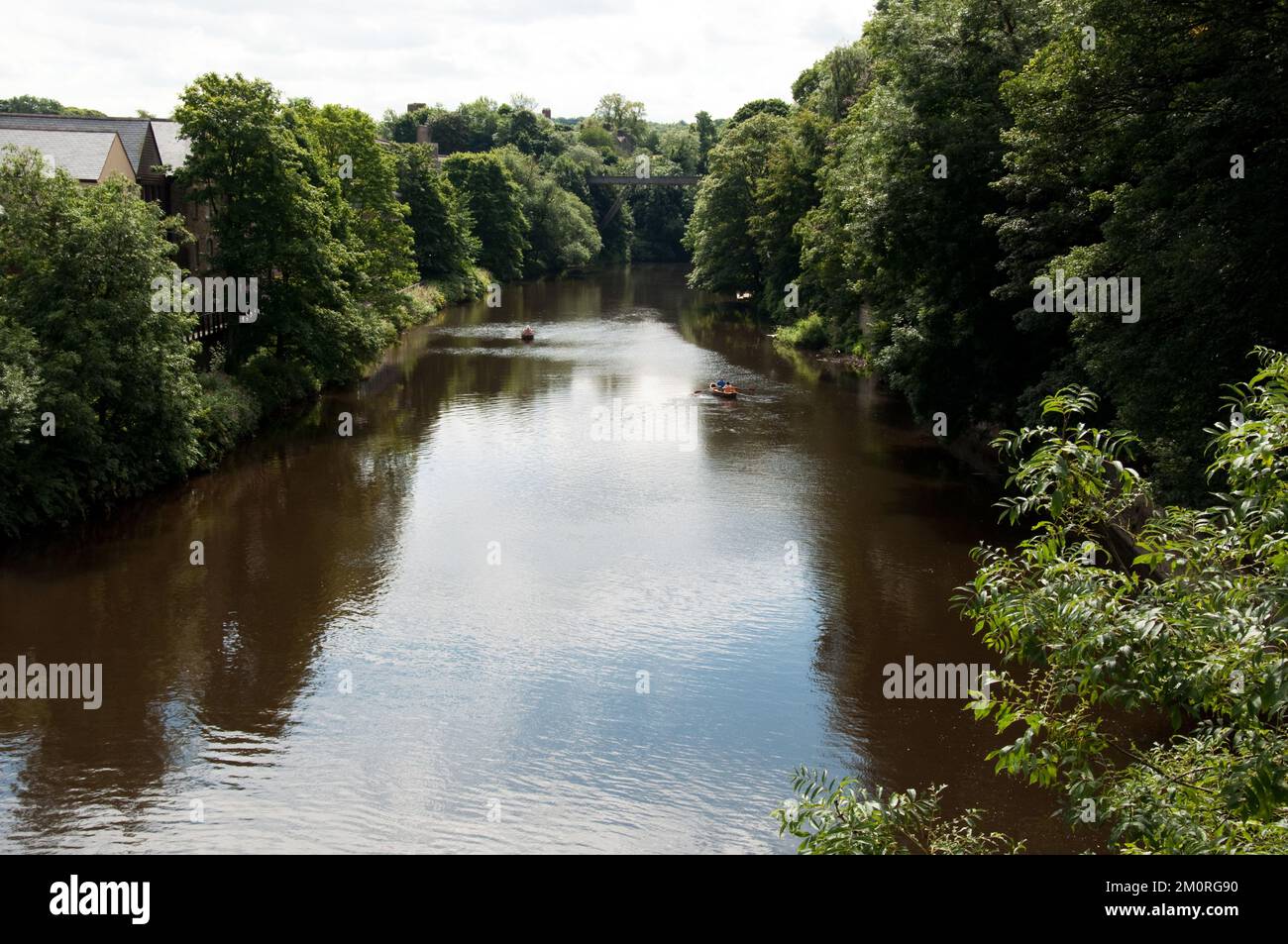 Flusskleidung, Durham. Co Durham, Tyne und Wear, Großbritannien Stockfoto