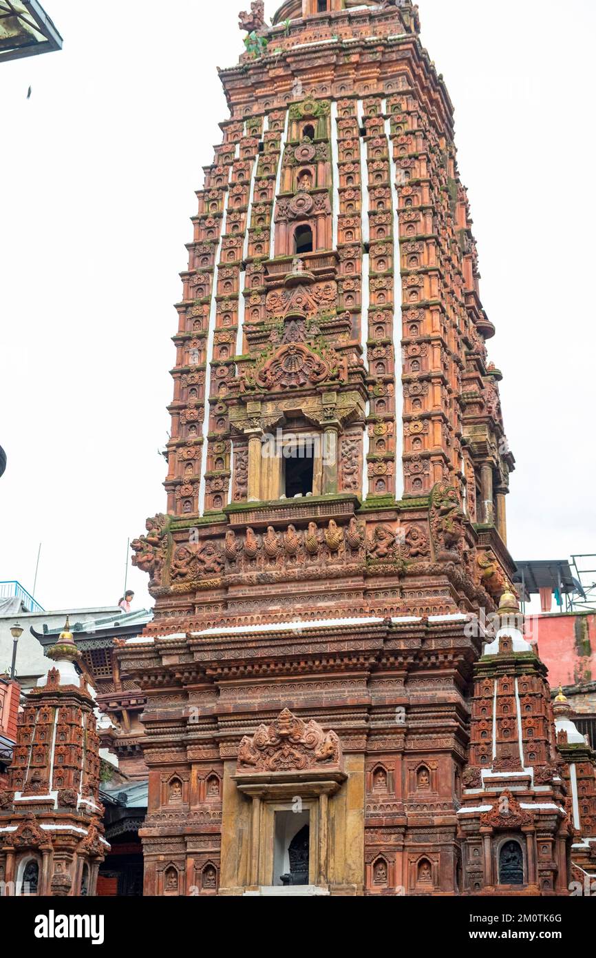 Nepal, Kathmandu-Tal, Patan, das von der UNESCO zum Weltkulturerbe erklärt wurde, Maha Budha, Tempel mit 900 Buddha-Statuen Stockfoto