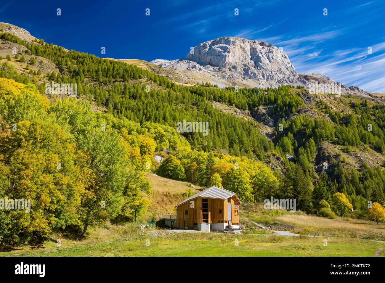 Frankreich, Alpes-de-Haute-Provence, Meolans Revel, Laverq Cottage Stockfoto