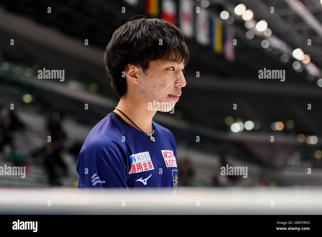Kao MIURA (JPN), während der Senior Men Practice, beim ISU Grand Prix of Figure Skating Final 2022, in Palavela, am 8. Dezember 2022 in Torino, Italien. Kredit: Raniero Corbelletti/AFLO/Alamy Live News Stockfoto