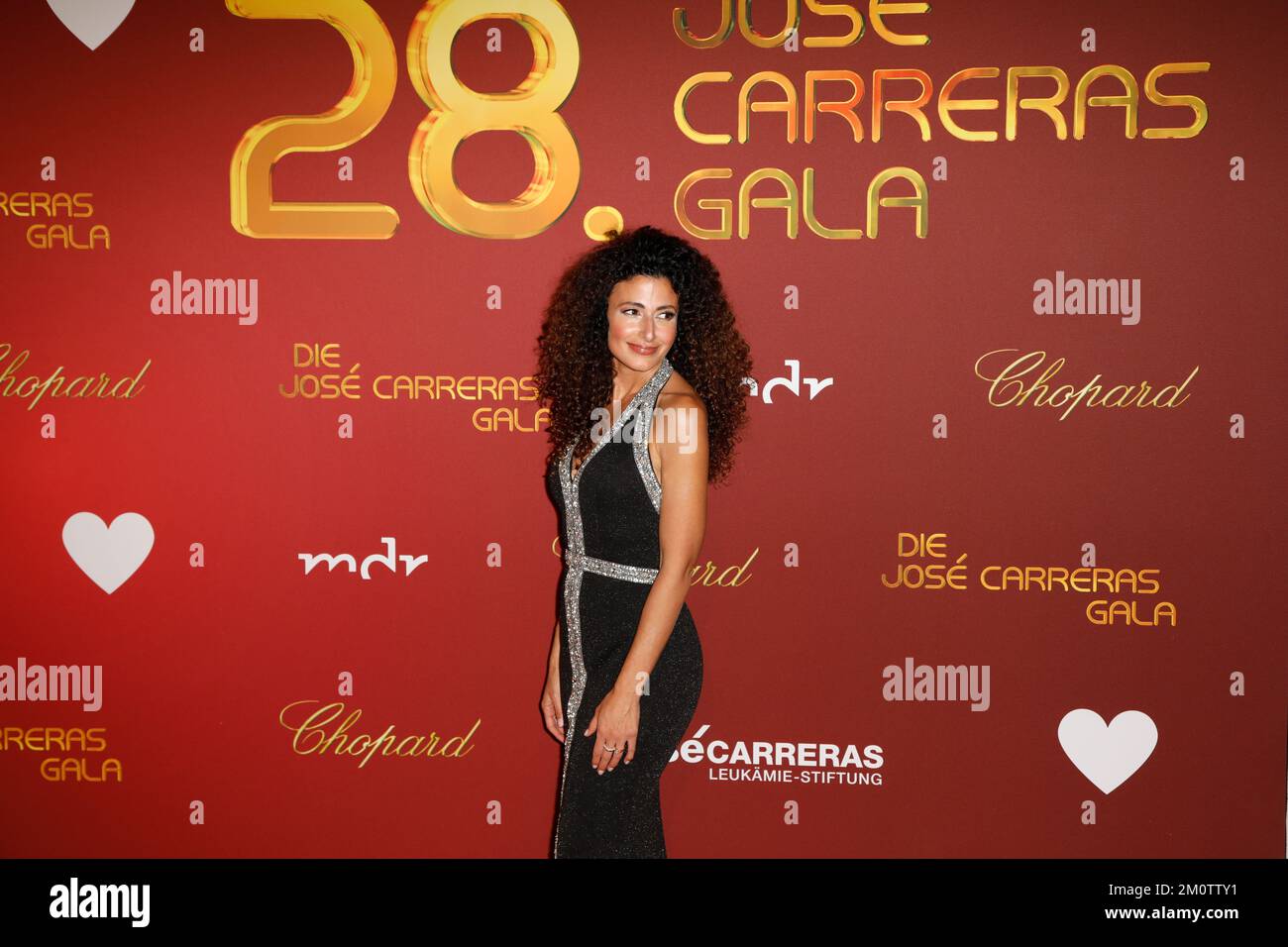 Marwa Eldessouky bei der Spendengala „José Carreras Gala 2022 im Studio 3 Media City. Leipzig, 07.12.2022. Stockfoto
