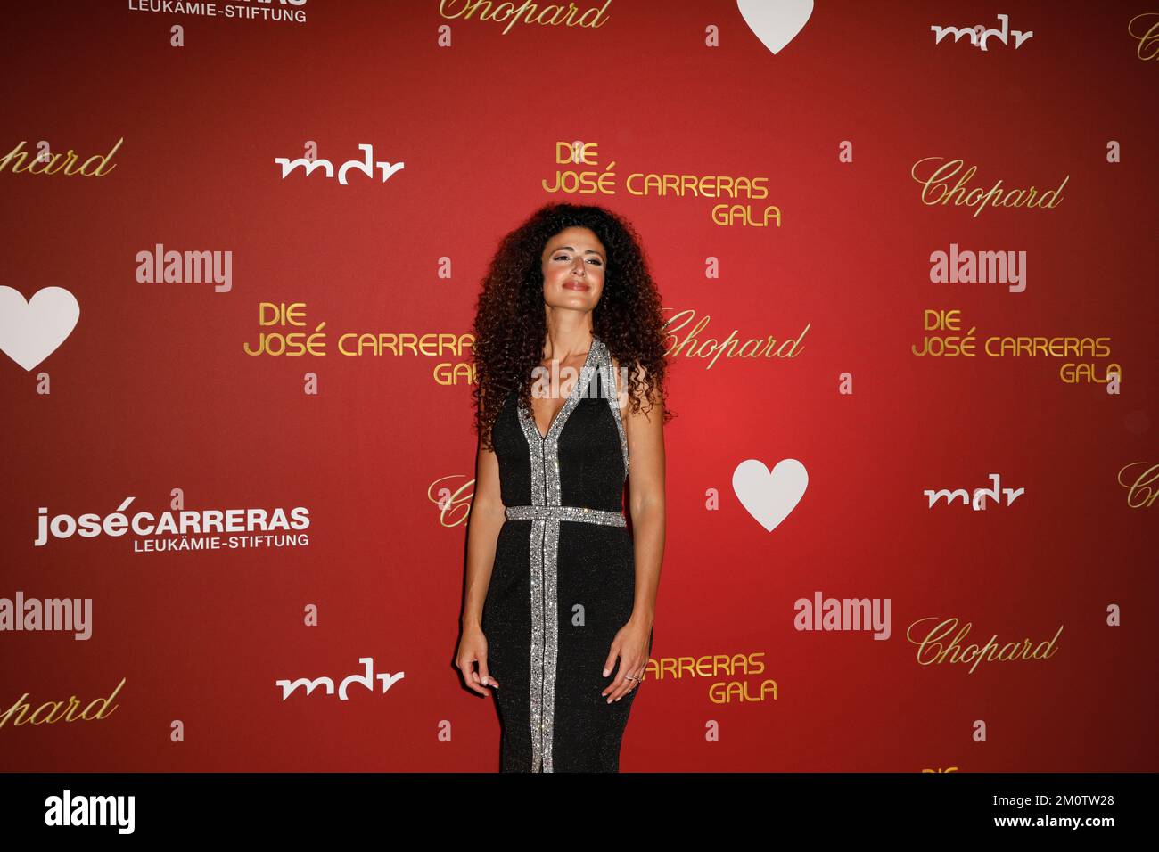 Marwa Eldessouky bei der Spendengala „José Carreras Gala 2022 im Studio 3 Media City. Leipzig, 07.12.2022. Stockfoto