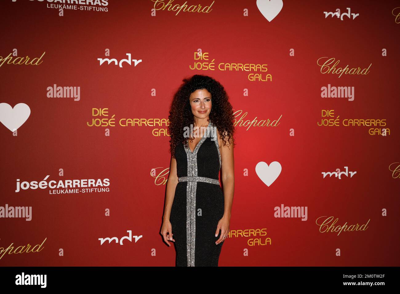 Marwa Eldessouky bei der Spendengala „José Carreras Gala 2022 im Studio 3 Media City. Leipzig, 07.12.2022. Stockfoto