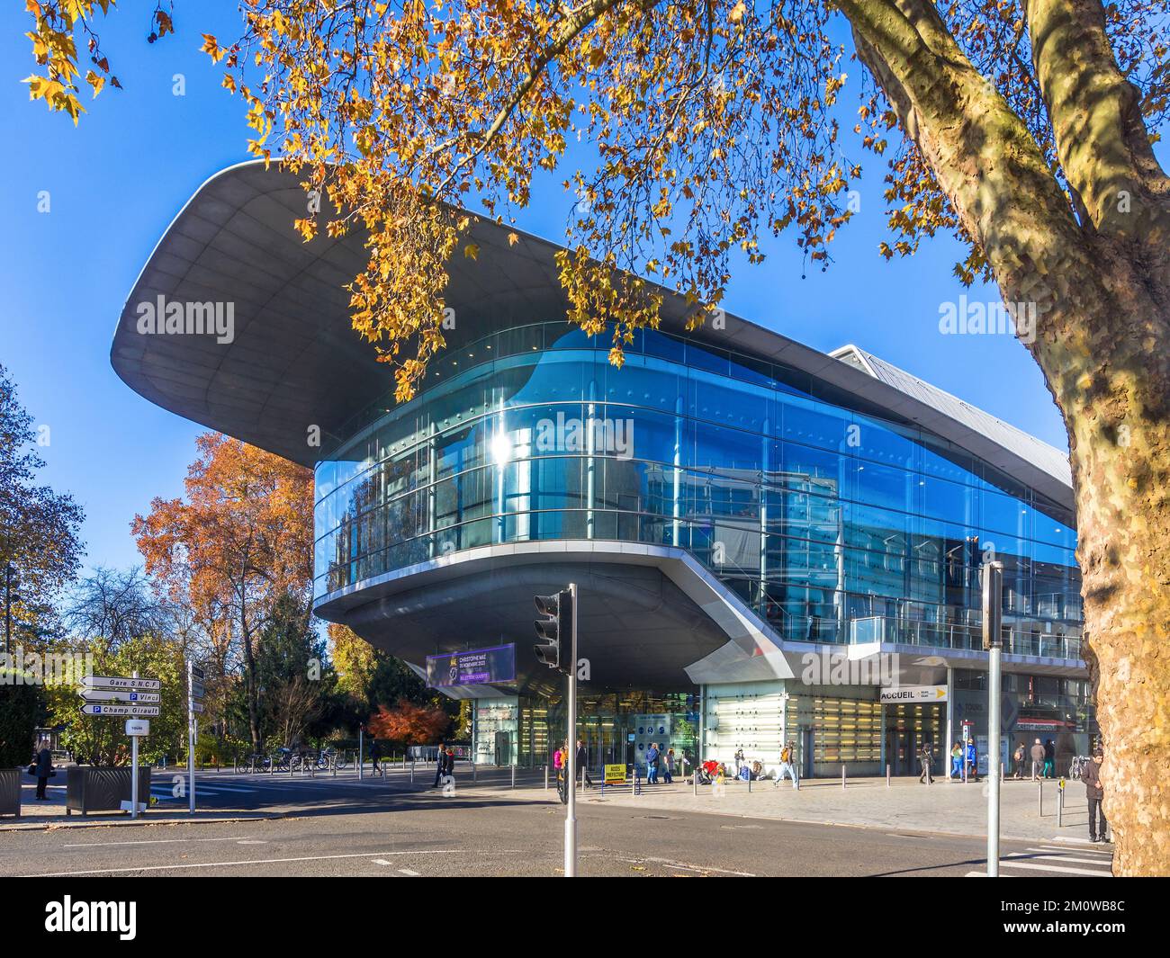 Le Vinci Palais des Congrés de Tours, Tours, Indre-et-Loire (37), Frankreich. Stockfoto