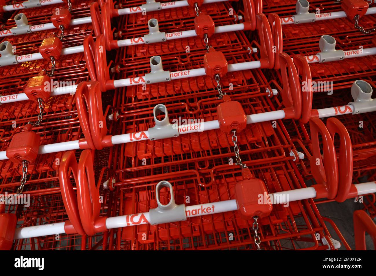 Ein Ica-Supermarkt. Stockfoto
