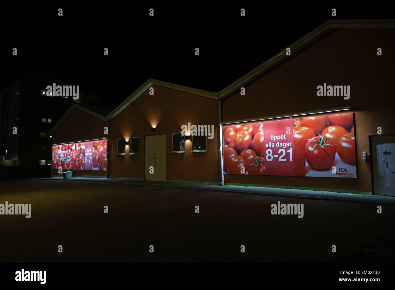 Ein Ica-Supermarkt. Stockfoto