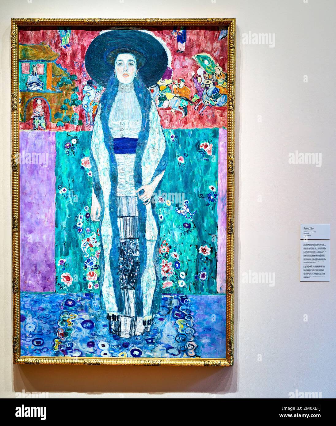 New York. Manhattan. Vereinigte Staaten. Museum für Moderne Kunst. Gustav Klimt. Adele Bloch Bauer II Stockfoto