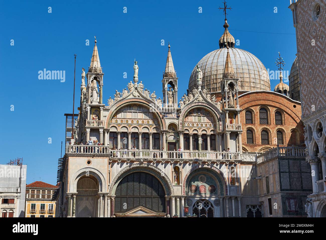 Details der Basilika auf der Piazza San Marcos, Venedig, Italien Stockfoto