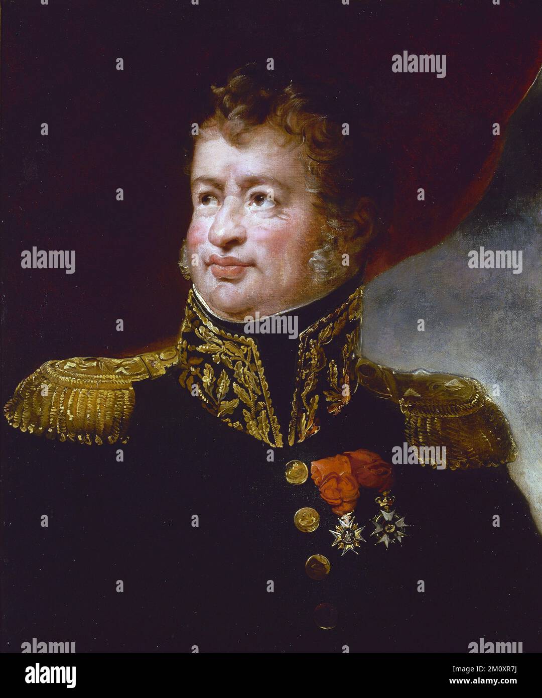 General Joseph-Leopold Hugo, Joseph Léopold Sigisbert Hugo (1773-1828), französischer General in den Napoleonischen Kriegen. Vater von Victor Hugo Stockfoto