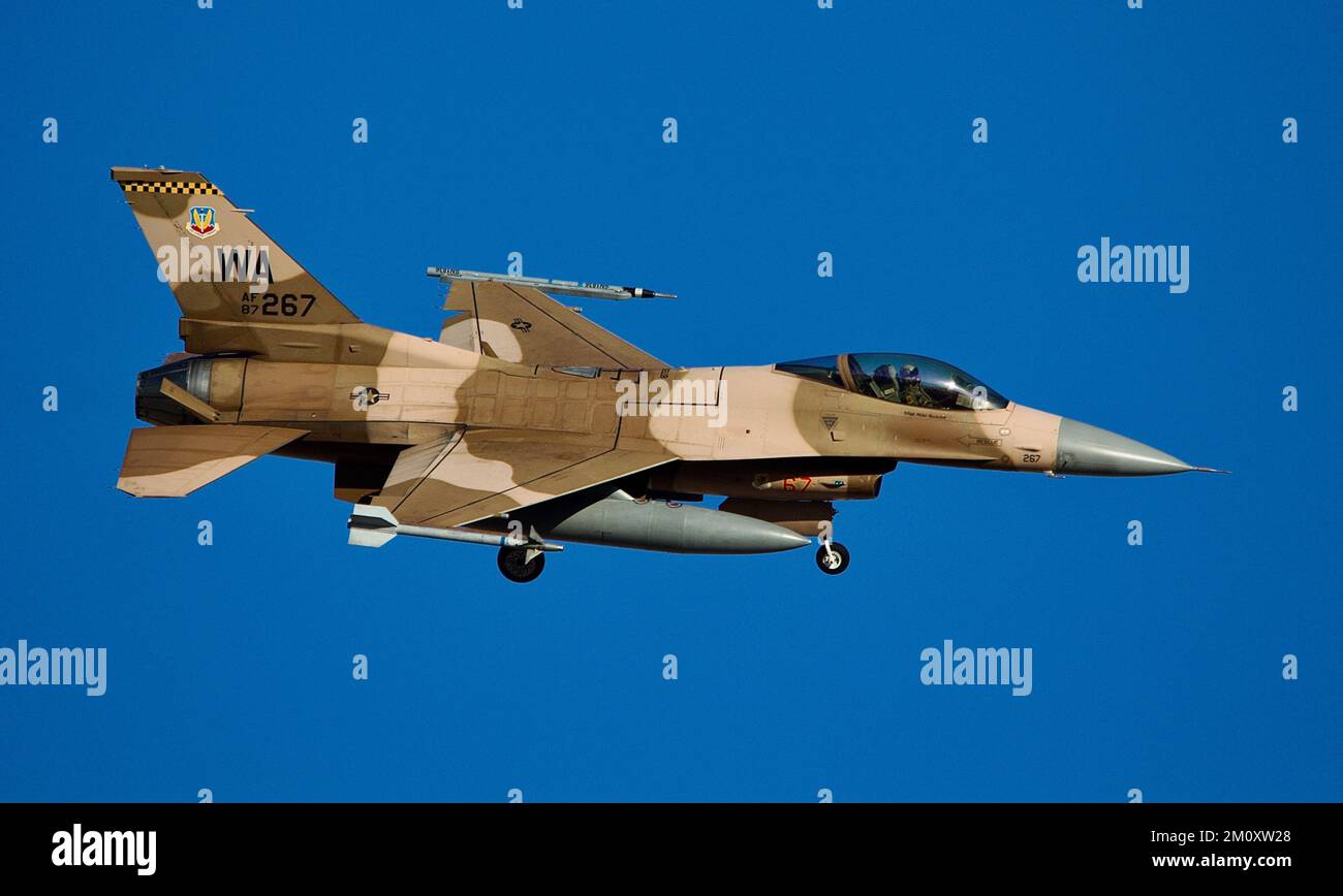USAF F16 Fighting Falcon Stockfoto