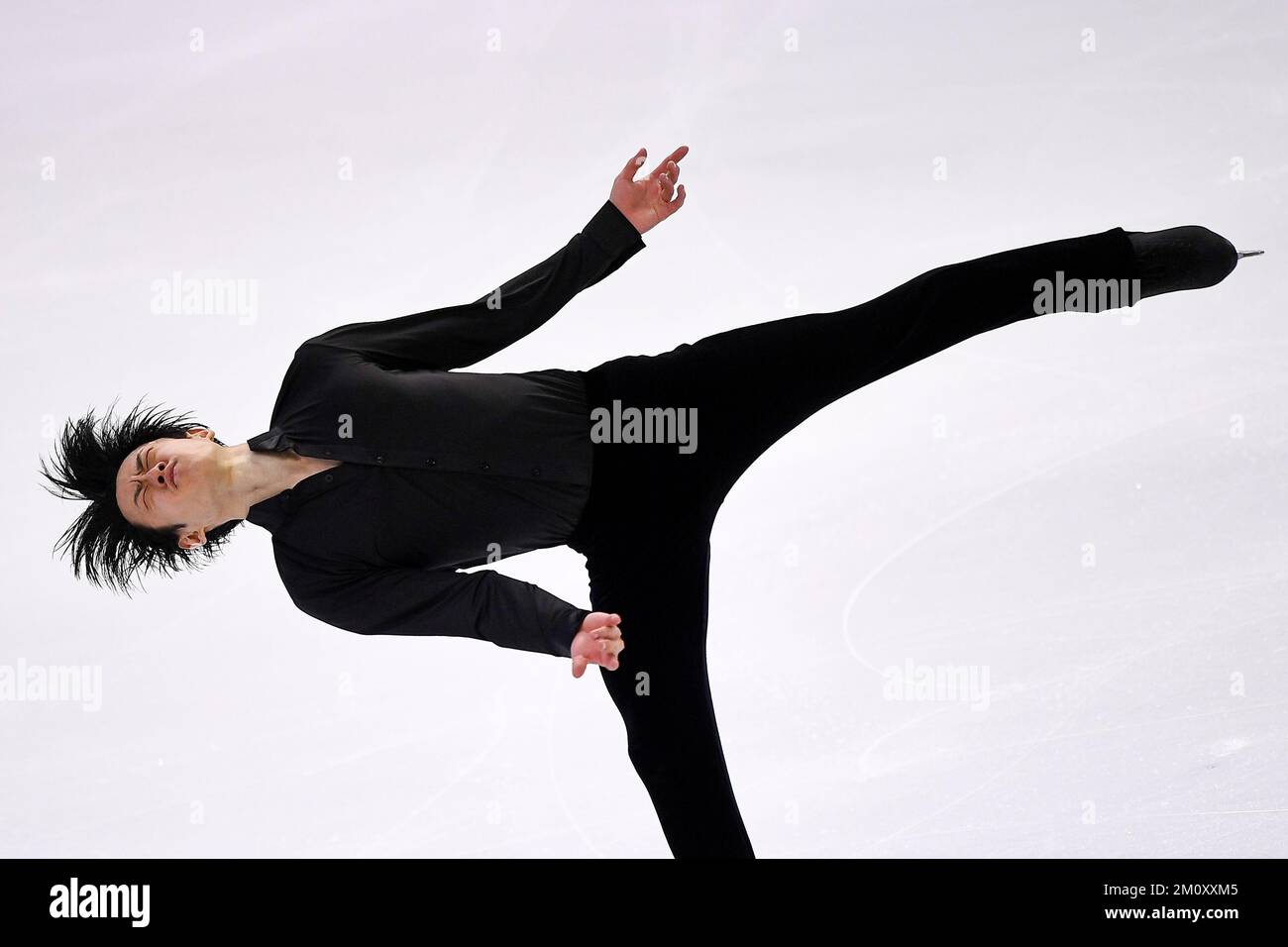 Turin, Italien. 08. Dezember 2022 SOTA Yamamoto aus Japan tritt am ersten Tag des ISU Grand Prix of Figure Skating Final im Men Short Program an. Nicolò Campo/Alamy Live News Stockfoto