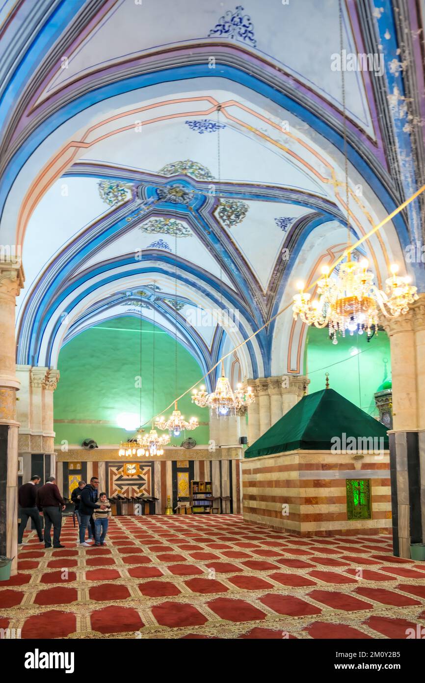 Höhle der Patriarchen in Hebron, Palästina. Stockfoto