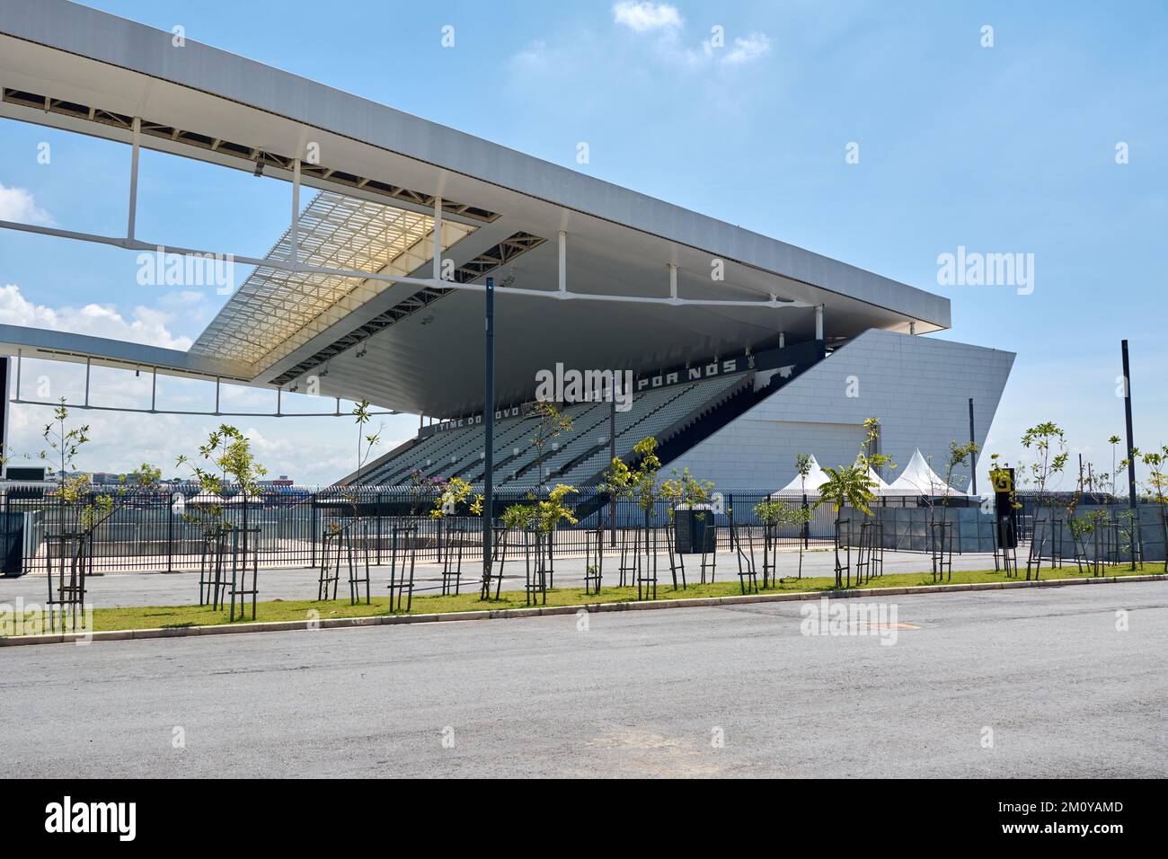 Arena Corinthians in Itaquera. Die Arena ist das neue Stadion des Sportclubs Corinthians Paulista Stockfoto