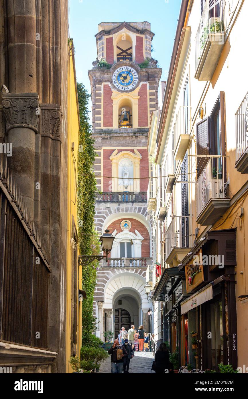 Kirche La Venerabile Congregazione dei Servi di Maria, Via Antonino Sersale, Sorrent (Surriento), Region Kampanien, Italien Stockfoto