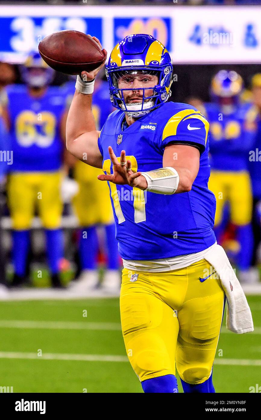 December 4, 2022 Inglewood, CA.Los Angeles Rams defensive tackle Michael  Hoecht #97 in action in the second quarter during the NFL football game  against the Seattle Seahawks..Mandatory Photo Credit: Louis Lopez/Cal Sport