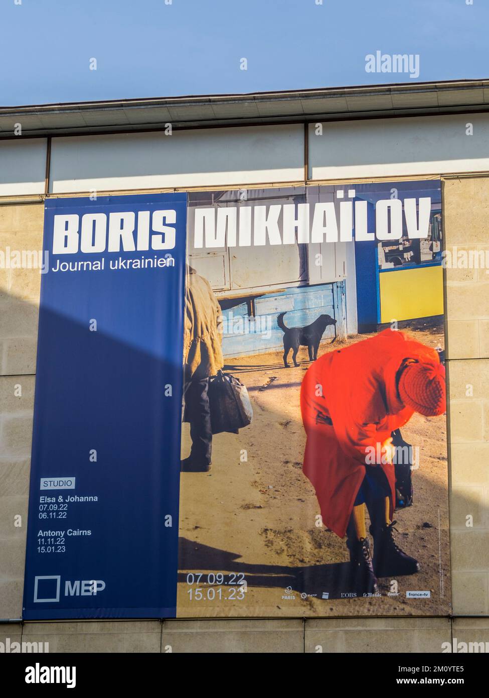 Ausstellung Boris Mikhailov im MdEP in Paris, Frankreich, Europa, EU. Stockfoto