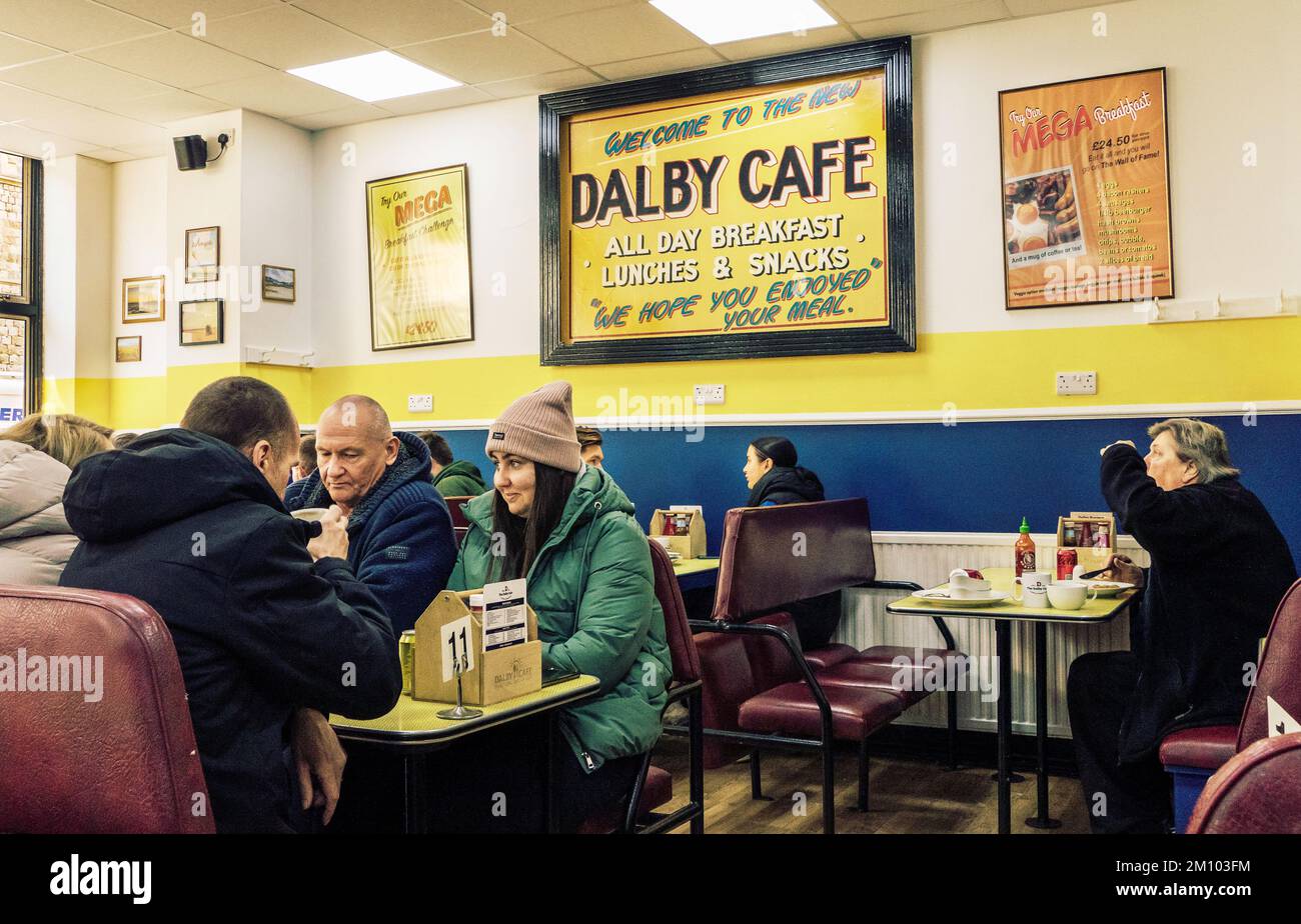 Das Dalby Cafe in Cliftonville Margate Kent, Großbritannien Stockfoto