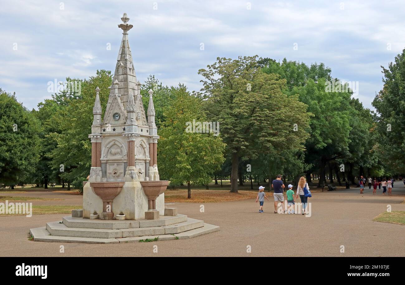 The Readymoney Drinking Fountain, Parsee, Regents Park London, England, Großbritannien, NW1 Stockfoto