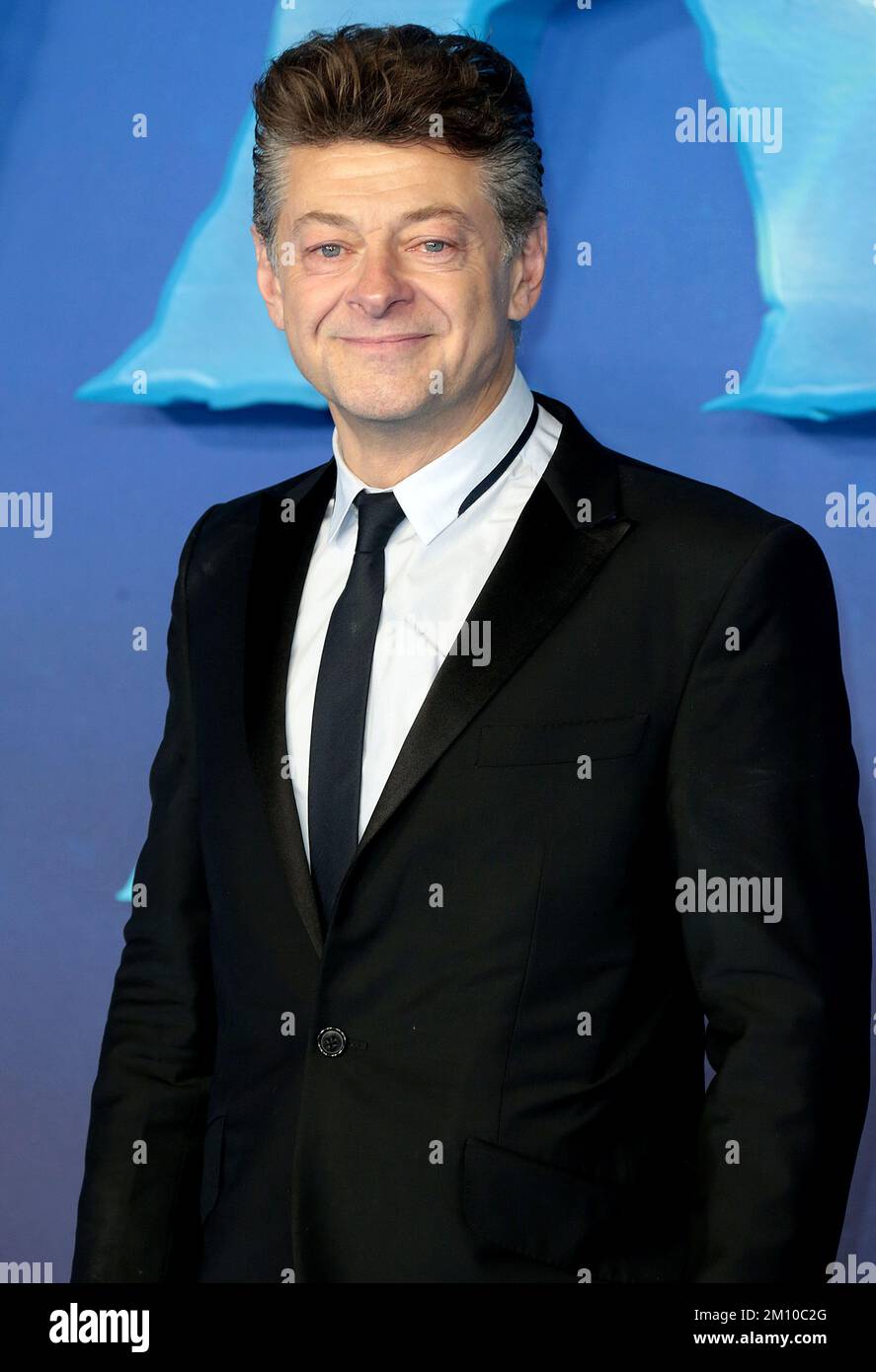 06. Dezember 2022 - London, England, Großbritannien - Andy Serkis nimmt an Avatar: The Water World Premiere, Odeon Luxe West End Teil Stockfoto