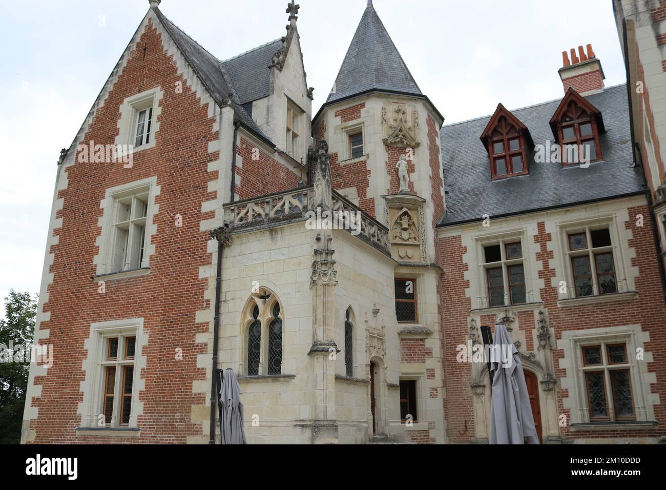 Château du Clos Lucé in Amboise, Frankreich Stockfoto