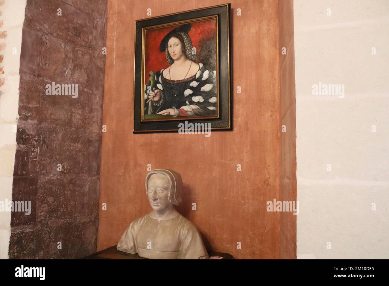 Château du Clos Lucé in Amboise, Frankreich Stockfoto