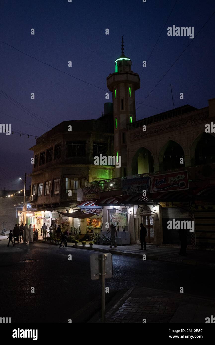 Irak, Mosul am 2022-10-18. Die Stadt Mosul und das Erbe ihres historischen Stadtzentrums werden nach ihrer Zeit als Hauptstadt des Islamischen wiederaufgebaut Stockfoto