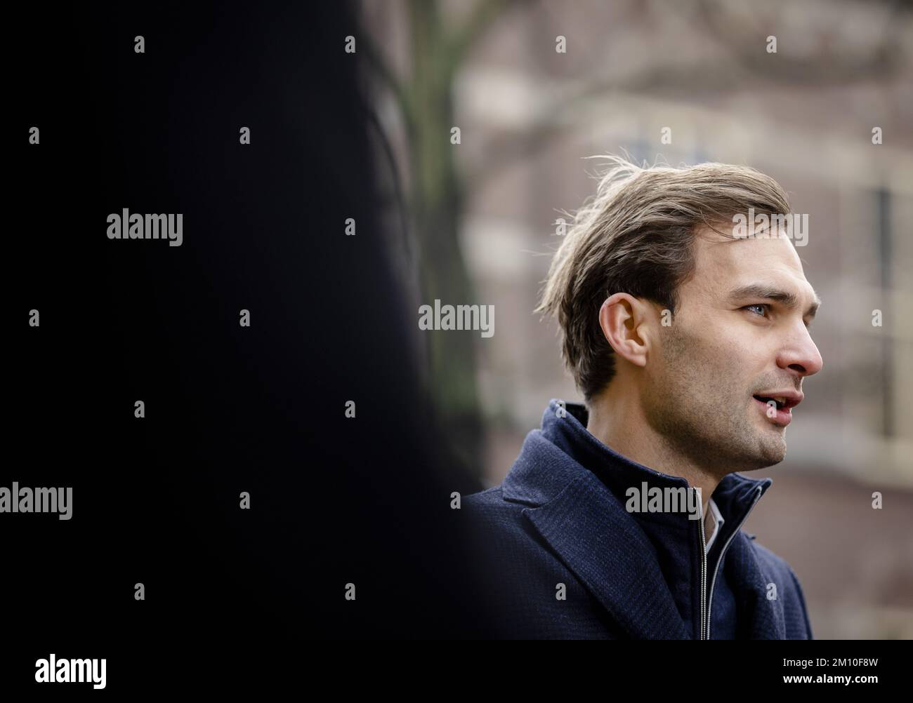 DEN HAAG - Maarten van Ooijen, Staatssekretär für Gesundheit, Wohlfahrt und Sport, im Vorfeld der wöchentlichen Ministertagung im Binnenhof. ANP SEM VAN DER WAL niederlande raus - belgien raus Stockfoto