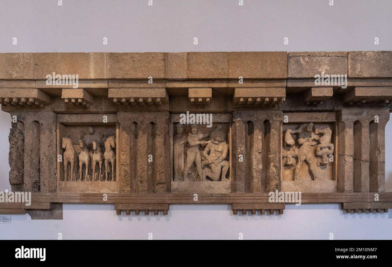 Archäologisches Museum Antonio Salinas. Palermo. Sizilien. Stockfoto