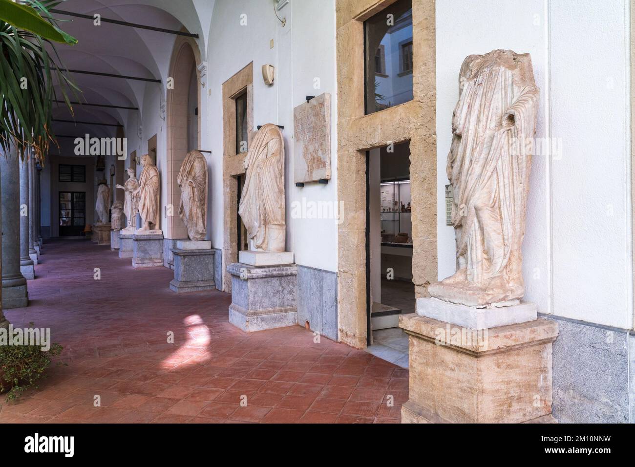 Archäologisches Museum Antonio Salinas. Palermo. Sizilien. Stockfoto