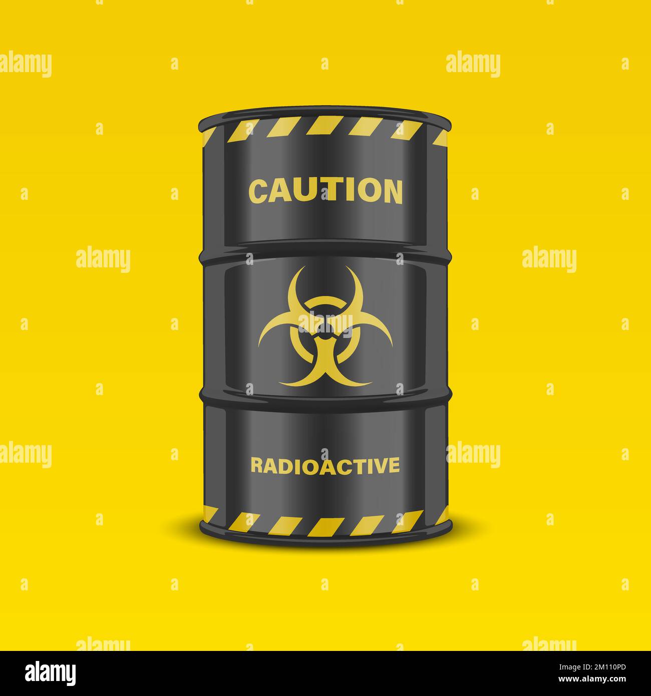 Vector 3D Realistic Yellow Barrel, Gefahrenstoffe. Vorsicht, radioaktive  Stoffe, gefährliche chemische Stoffe, toxische Verschmutzung,  Gefahrenkörper mit Nuklearzeichen Stock-Vektorgrafik - Alamy