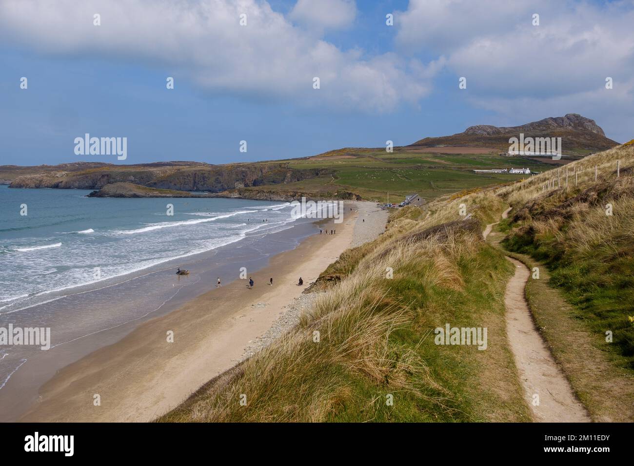 Whitesands Bay Pembrokeshire Stockfoto