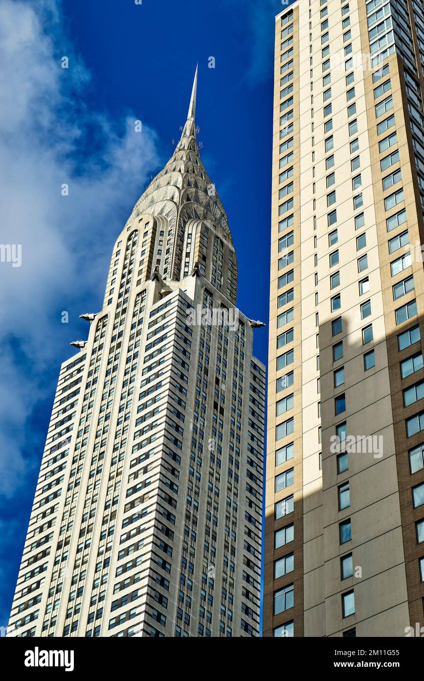 New York. Manhattan. Vereinigte Staaten. Das Chrysler-Gebäude Stockfoto