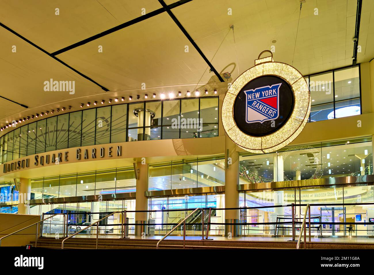 New York. Manhattan. Vereinigte Staaten. Der Madison Square Garden Stockfoto