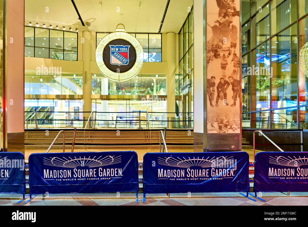 New York. Manhattan. Vereinigte Staaten. Der Madison Square Garden Stockfoto