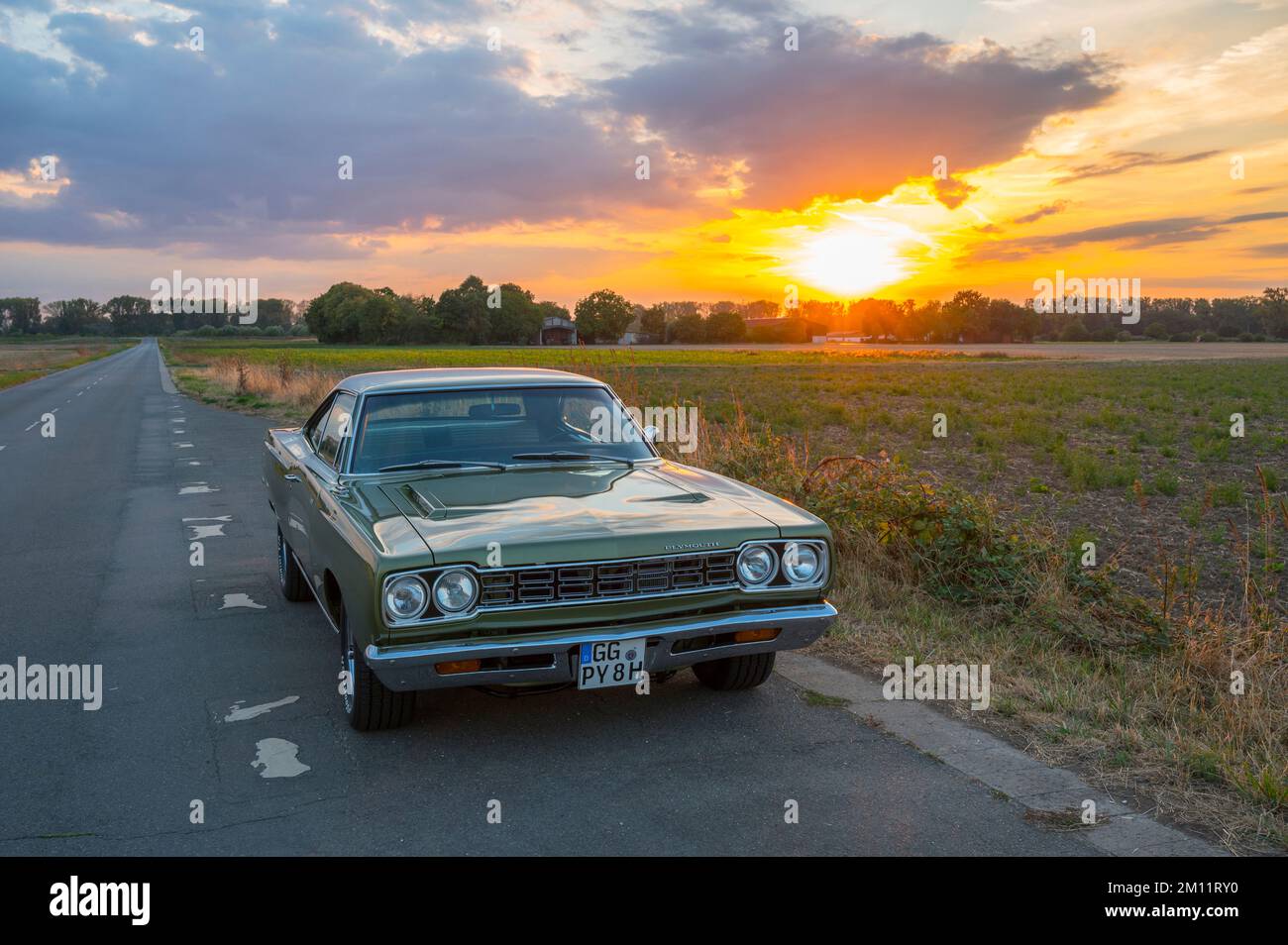 Schone Muscle Car Oldtimer Bild