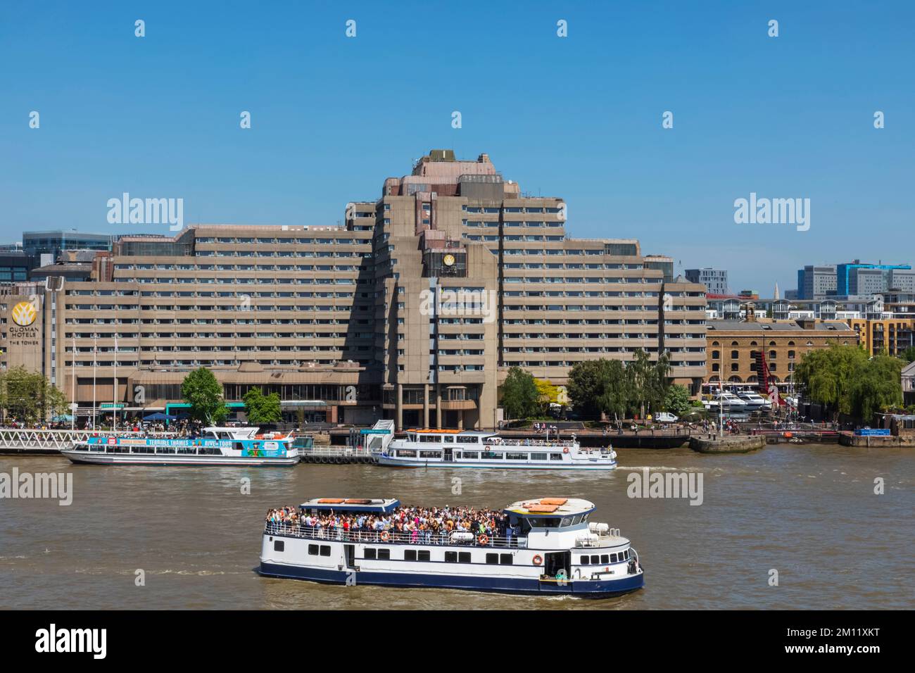 The Tower Hotel, St Katharine Docks Marina, Tower Hamlets, London, England Stockfoto
