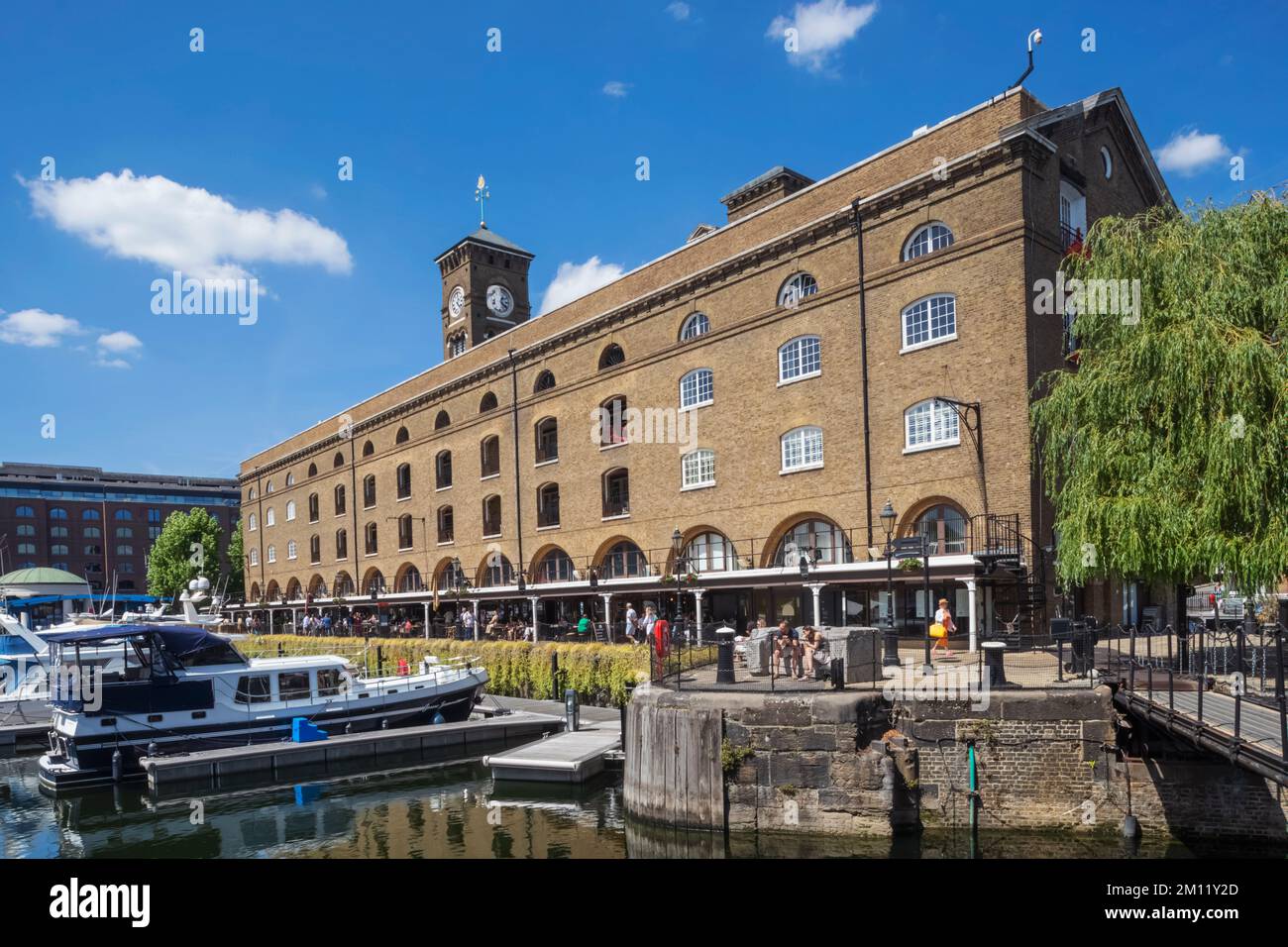 St. Katharine Docks Marina, Tower Hamlets, London, England Stockfoto