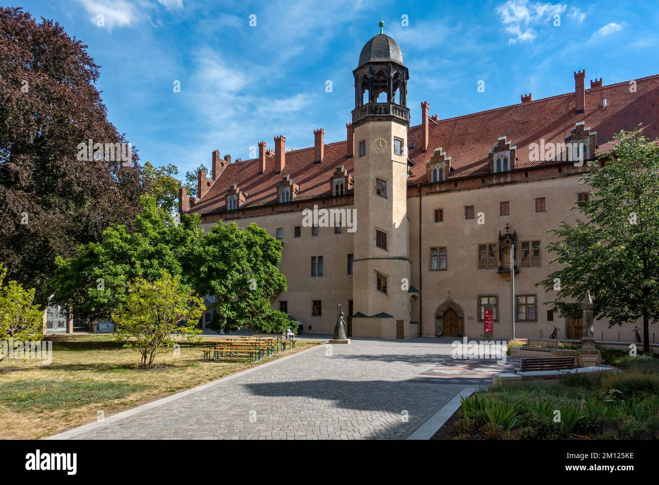 Das Luther House beherbergt das Museum zur Geschichte der Reformation mit seinen umfangreichen Sammlungen von Gemälden, Schriften und Ausstellungen aus der Reformation-Zeit. Stockfoto