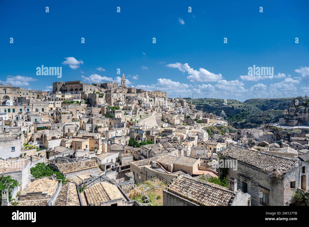 Matera, Provinz Matera, Basilicata, Italien, Europa. Der Sasso Caveoso