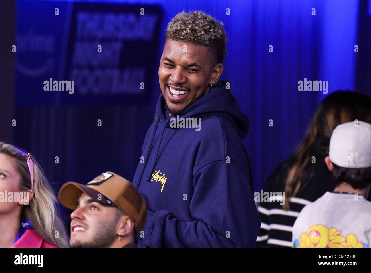 Nick Young aka „Swaggy P“ besucht ein NFL-Spiel zwischen den Los Angeles Rams und den Las Vegas Raiders am Donnerstag, den 8. Dezember 2022, in Inglewood, Kalifornien (Dylan Stewart/Image of Sport) Stockfoto