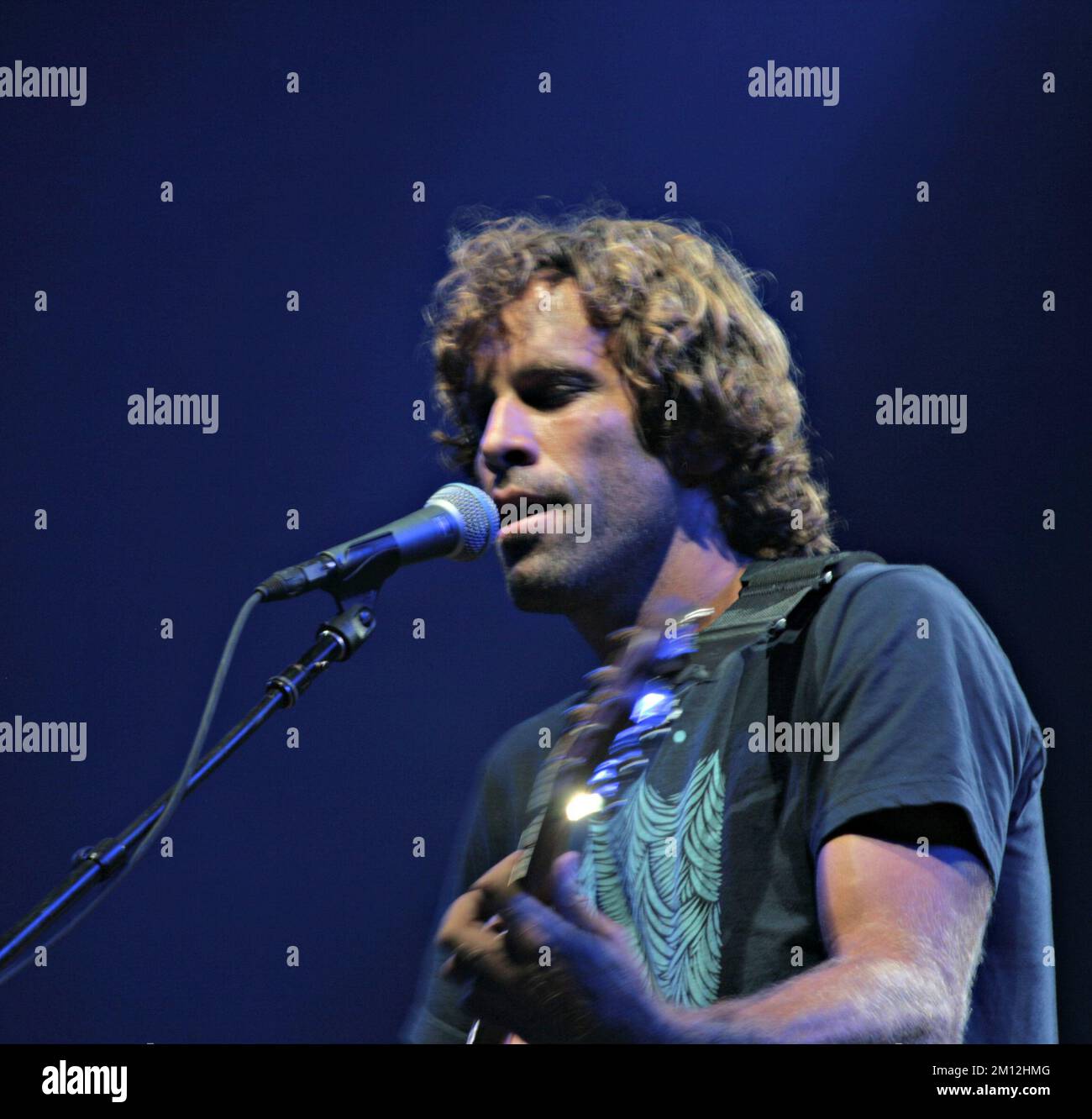 Das Bonnaroo Music and Arts Festival - Jack Johnson im Konzert Stockfoto
