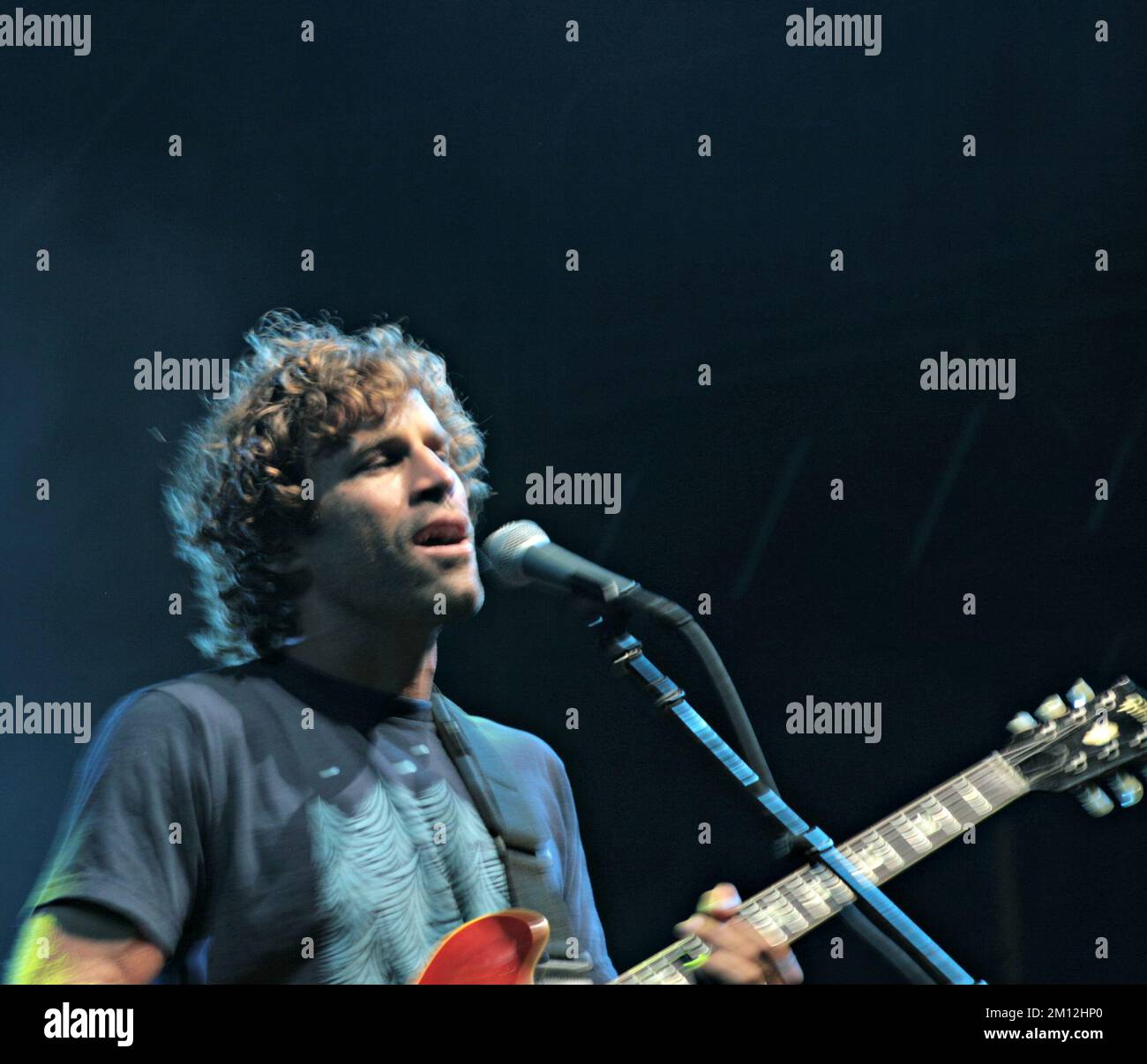 Das Bonnaroo Music and Arts Festival - Jack Johnson im Konzert Stockfoto