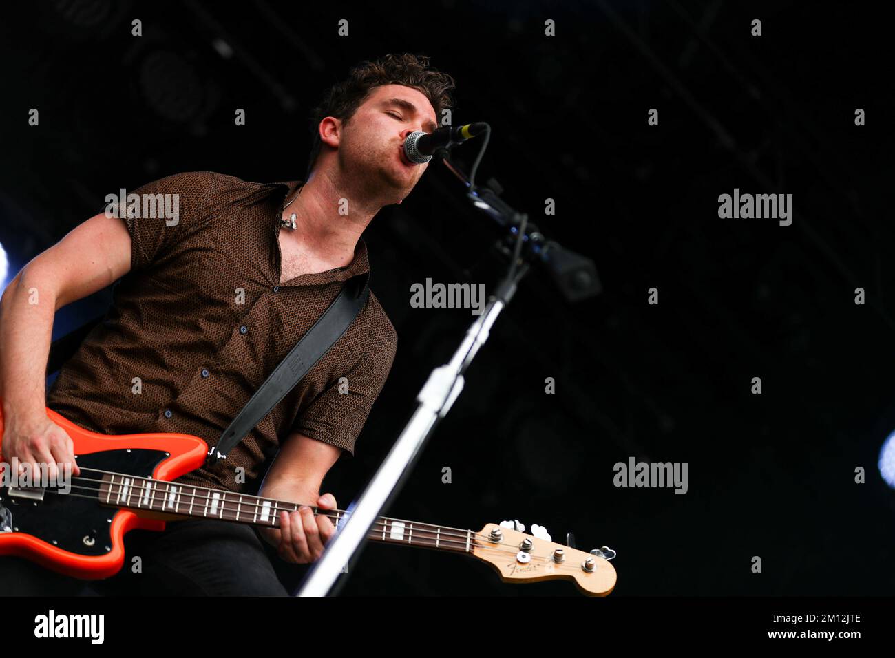 Boston ruft Royal Blood im Konzert Stockfoto