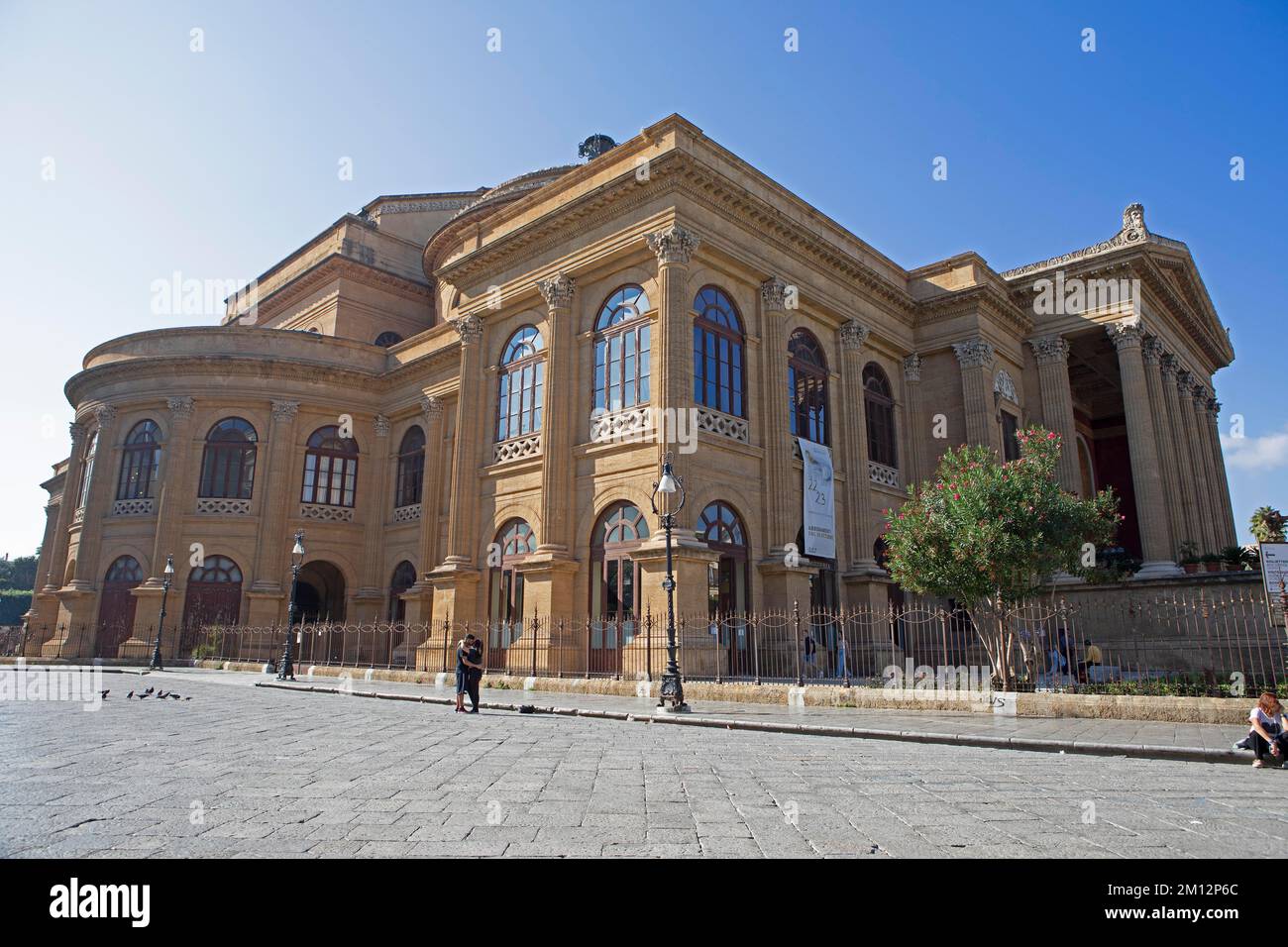 Palermo Altstadt, Teatro Massimo, Oper, Palermo, Sizilien, Italien, Europa Stockfoto