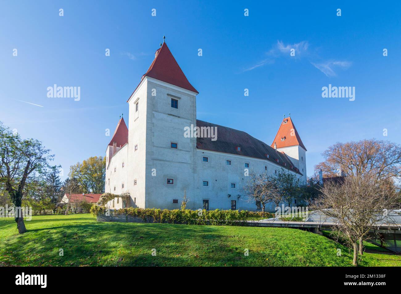 Orth an der Donau, Schloss Orth in Donau, Niederösterreich, Österreich Stockfoto